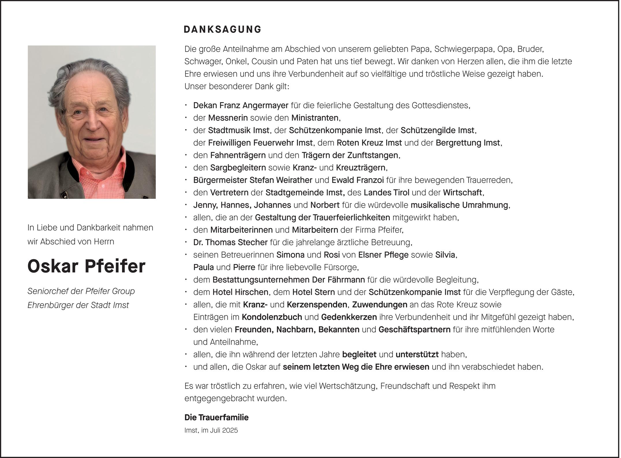 Oskar Pfeifer Bild
