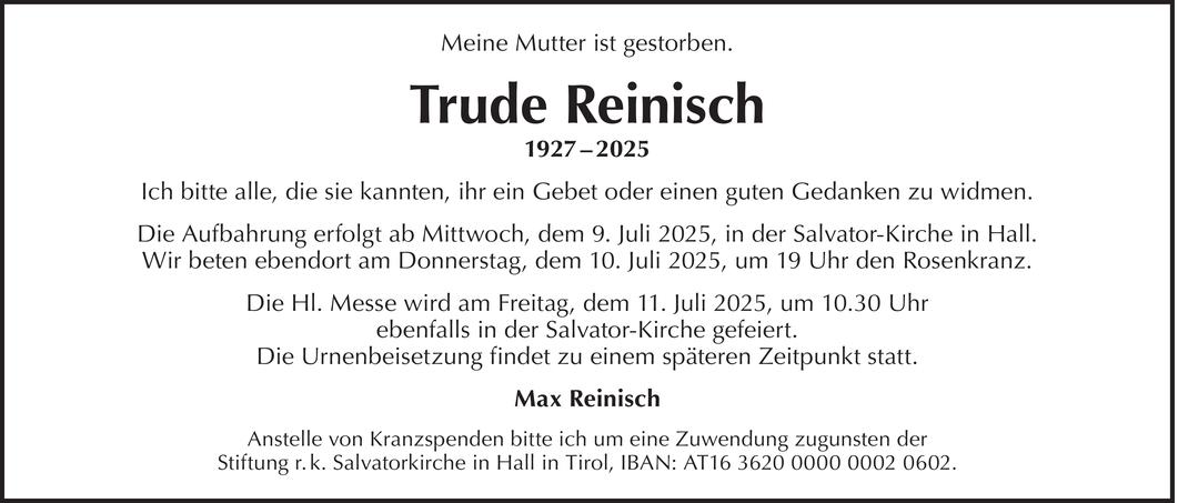 Trude Reinisch Bild