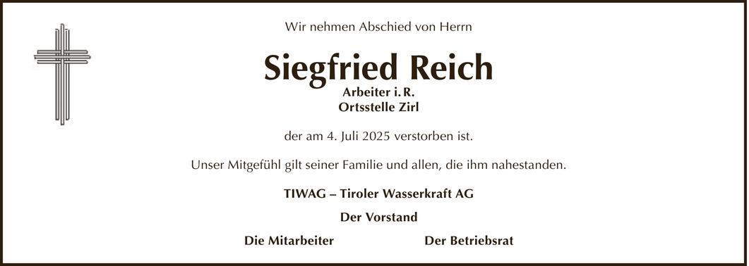 Siegfried Reich Bild