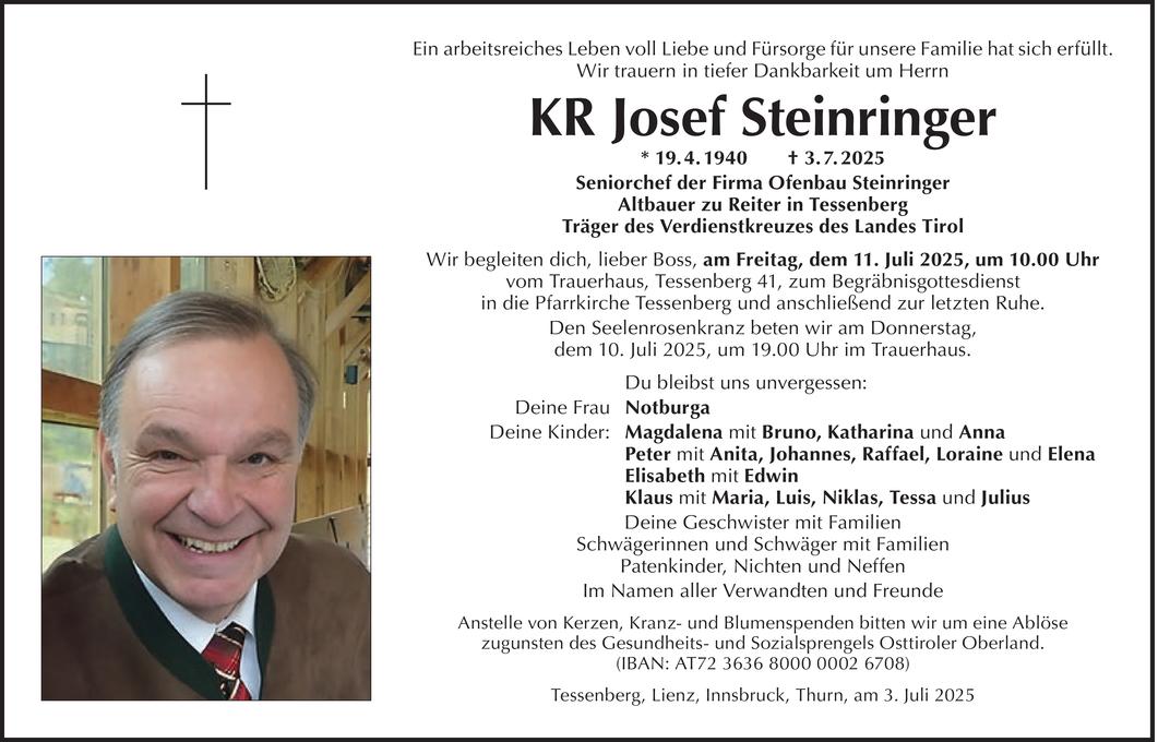 Josef Steinringer Bild