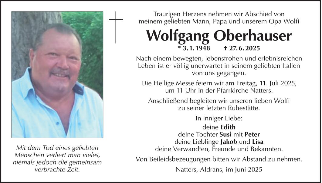 Wolfgang Oberhauser Bild