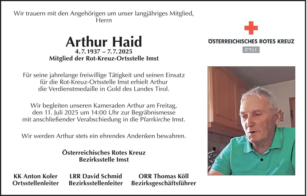 Arthur  Haid Bild