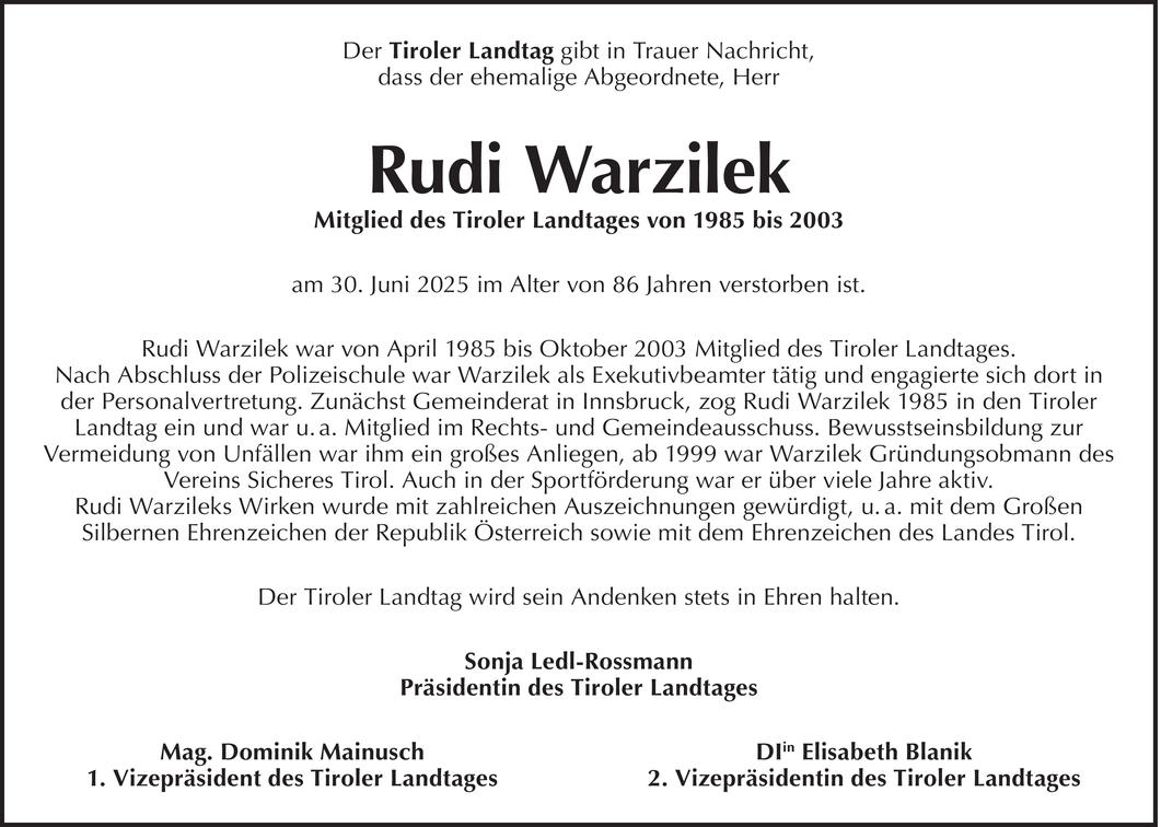 Rudi Warzilek