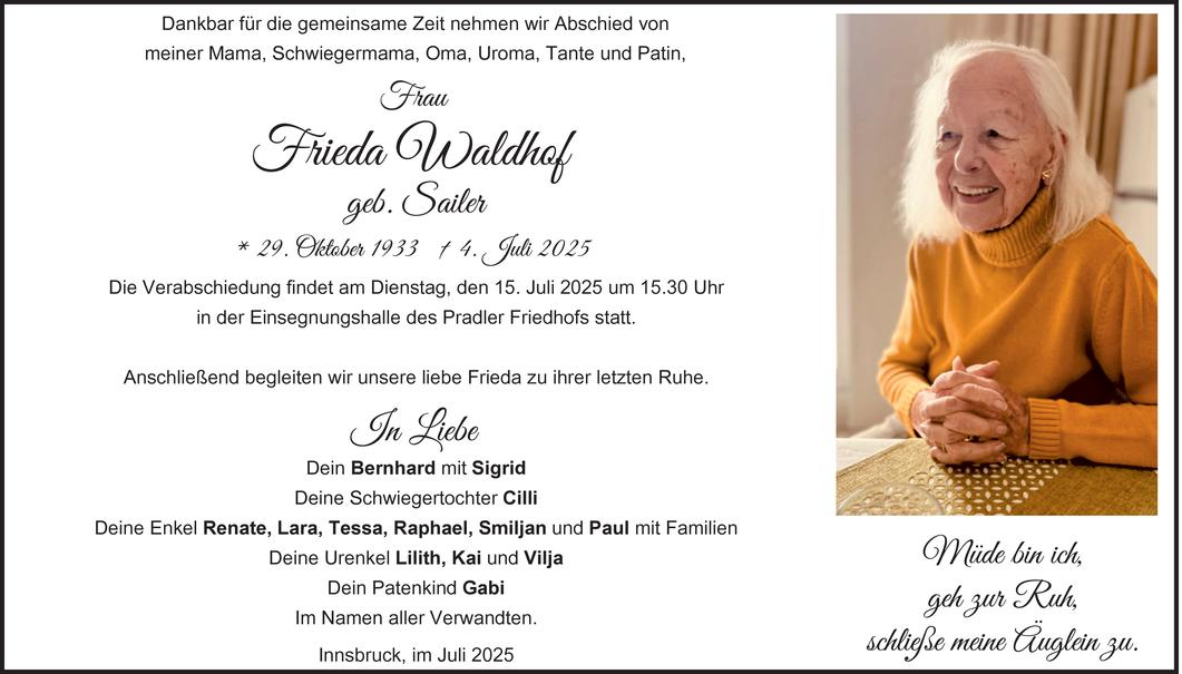 Frieda Waldhof