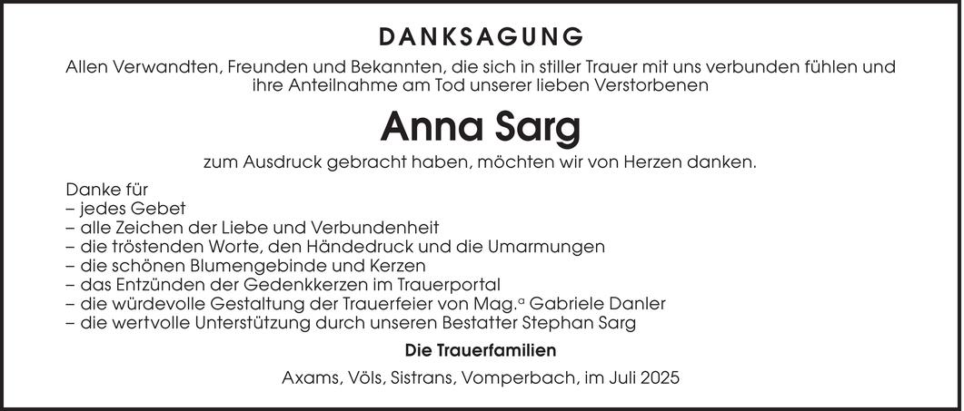 Anna Sarg