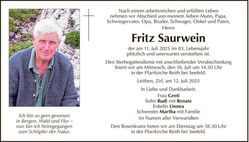 Fritz Saurwein