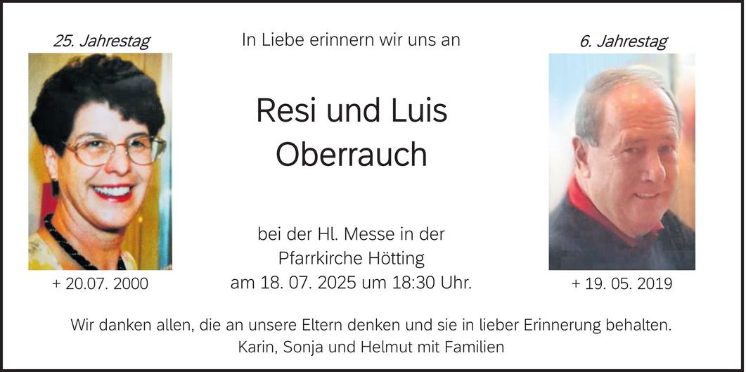 Resi und Luis Oberrauch Bild