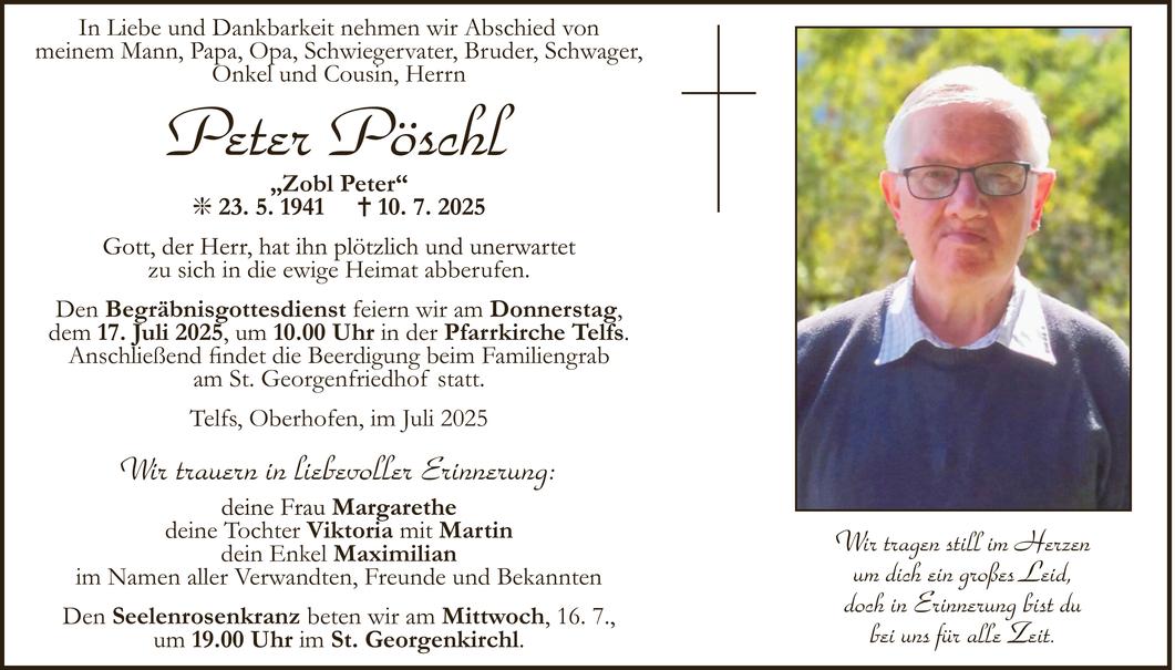 Peter Pöschl Bild
