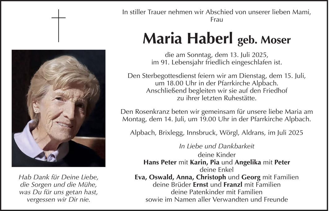 Maria Haberl Bild