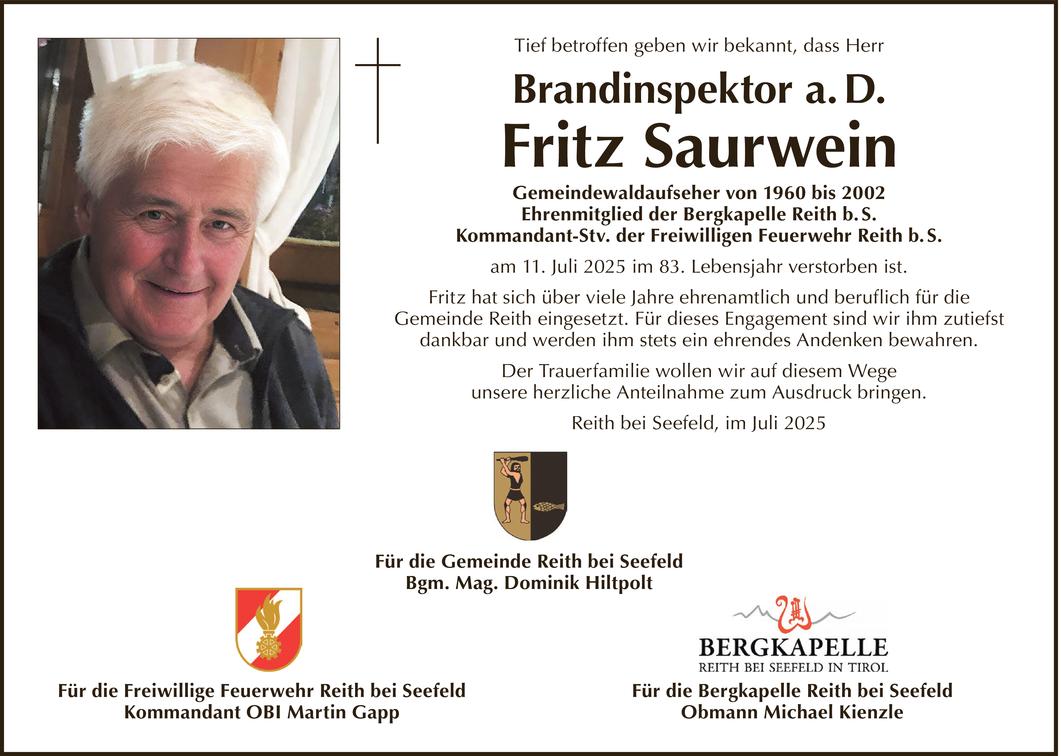 Fritz Saurwein Bild
