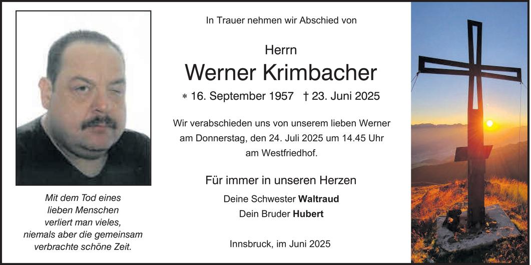 Werner Krimbacher