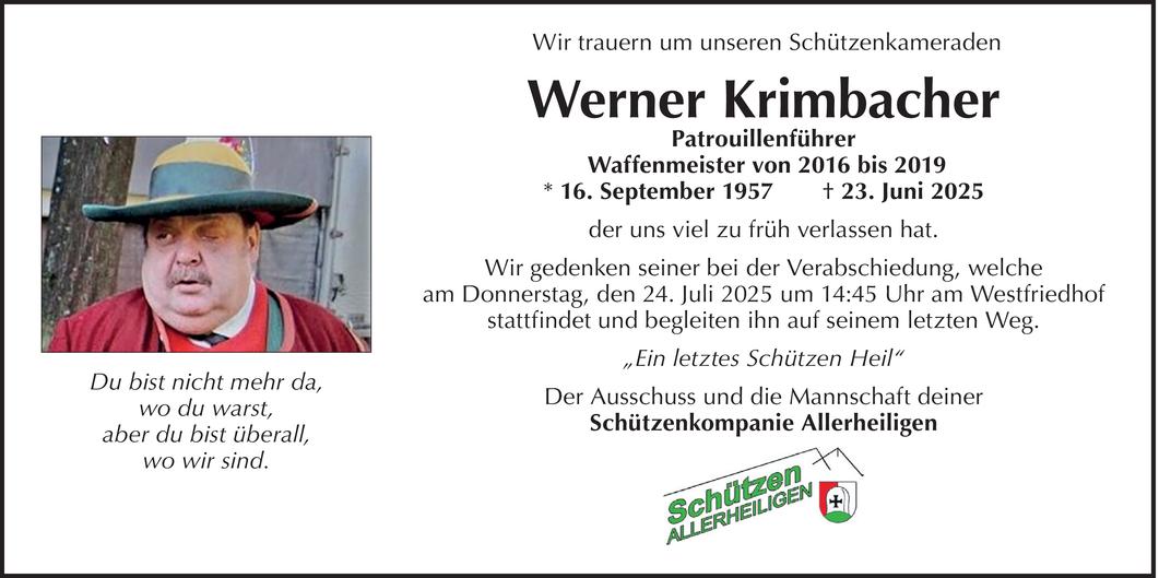 Werner Krimbacher