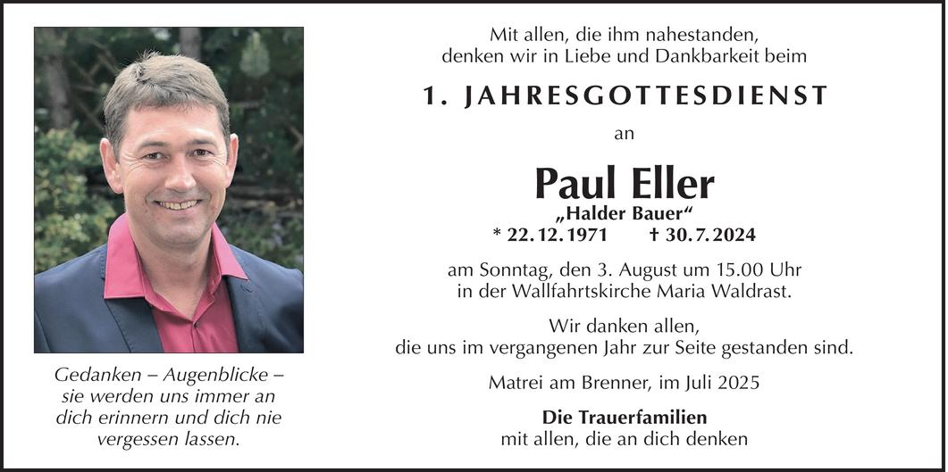 Paul  Eller Bild
