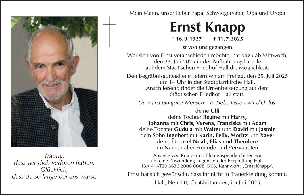 Ernst Knapp Bild