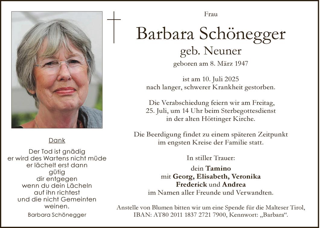 Barbara Schönegger Bild