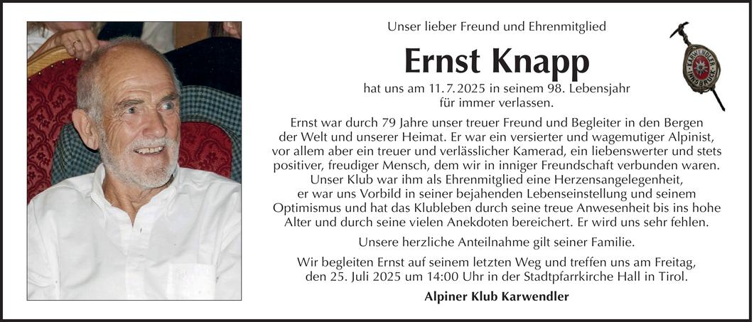 Ernst Knapp Bild