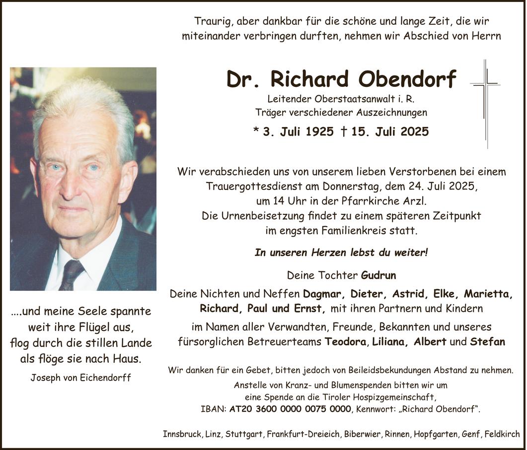 Richard Obendorf Bild