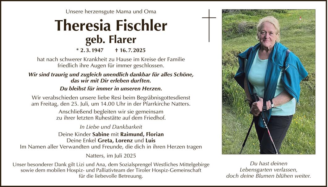 Theresia Aloisia Fischler Bild