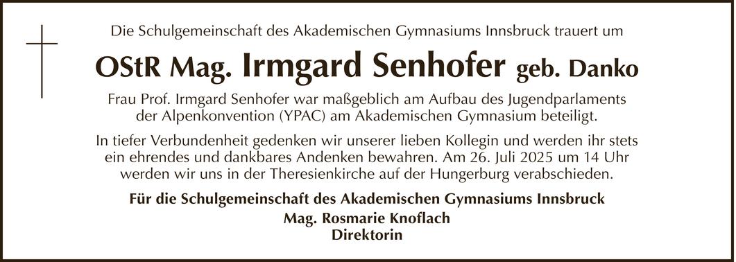 Irmgard Senhofer Bild