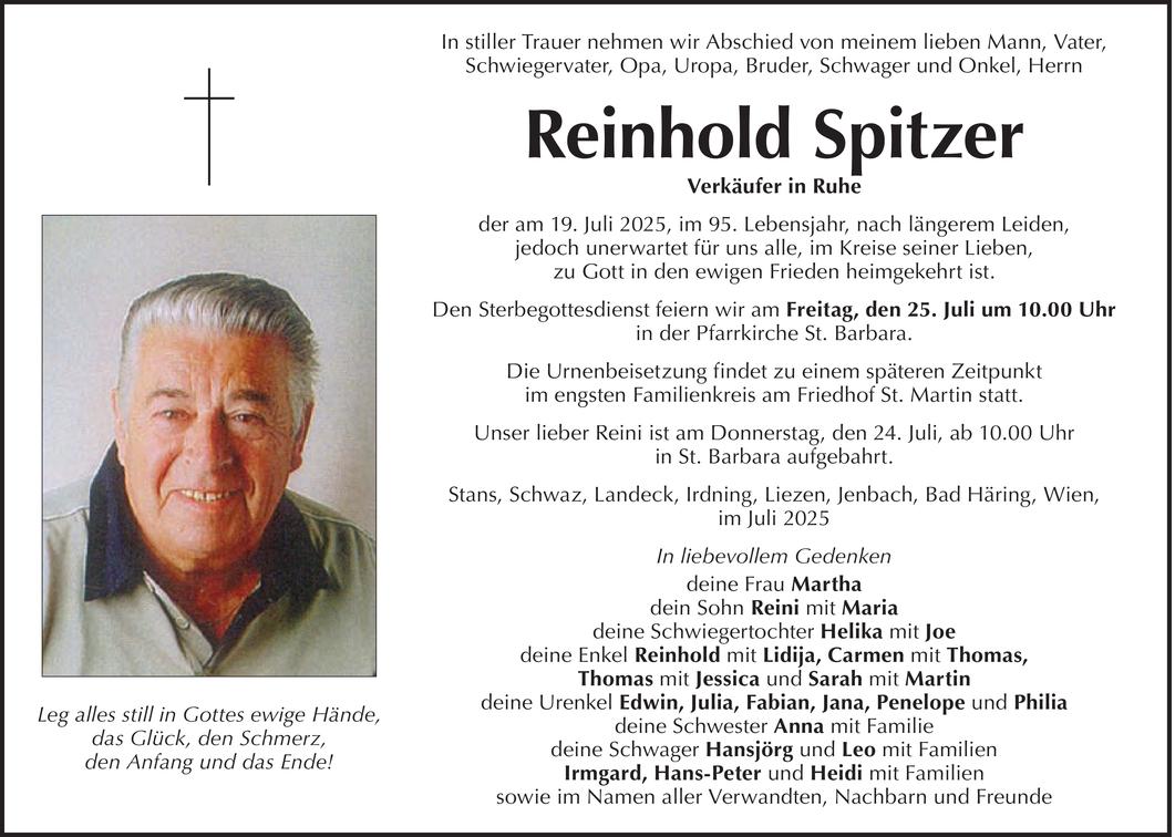 Reinhold Spitzer Bild