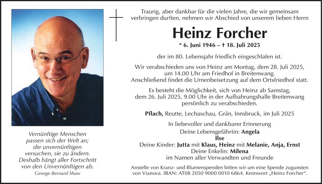 Heinz Forcher Bild