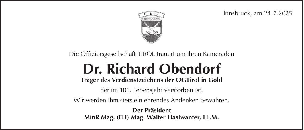 Richard Obendorf Bild