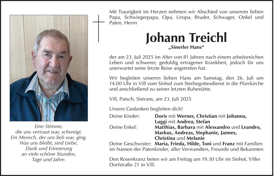 Johann Treichl Bild