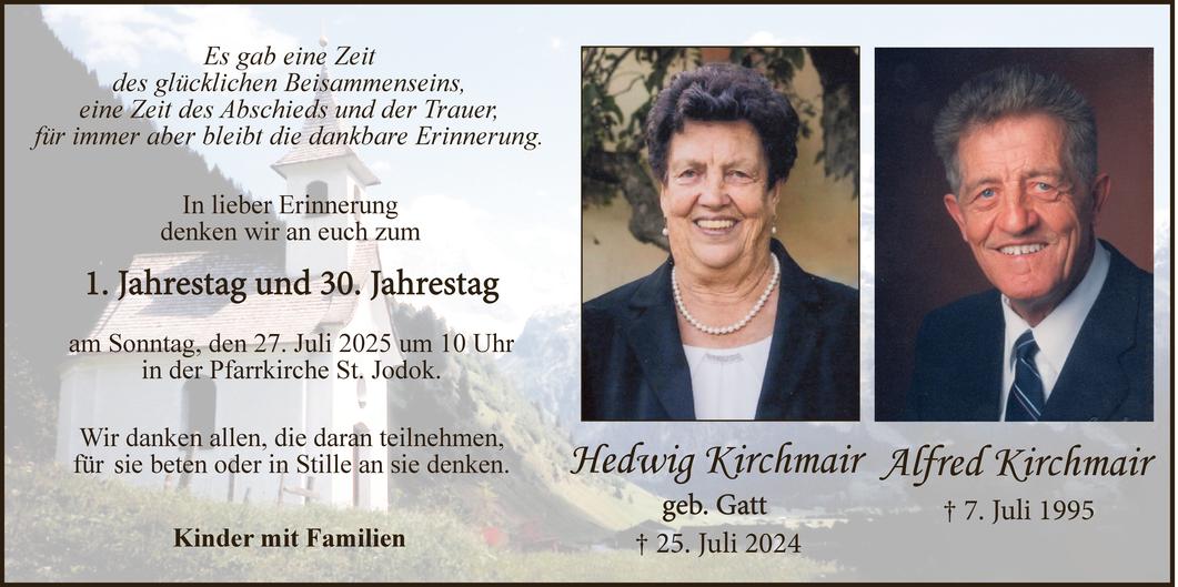 Hedwig und Alfred Kirchmair