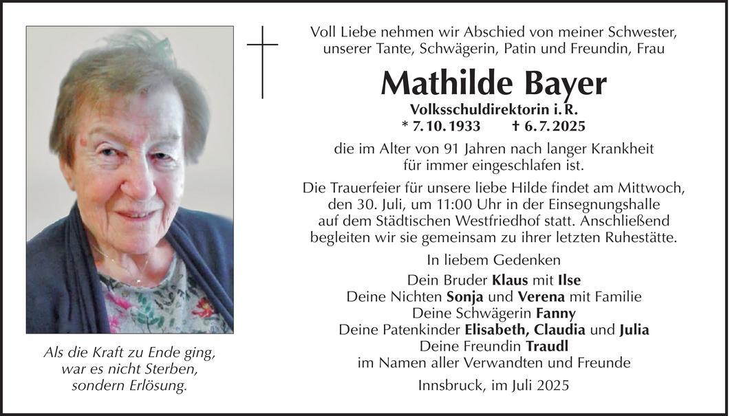 Mathilde Bayer Bild