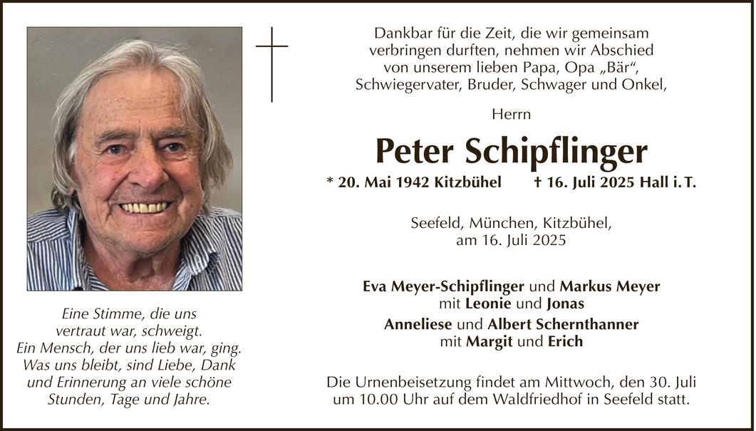 Peter Schipflinger Bild
