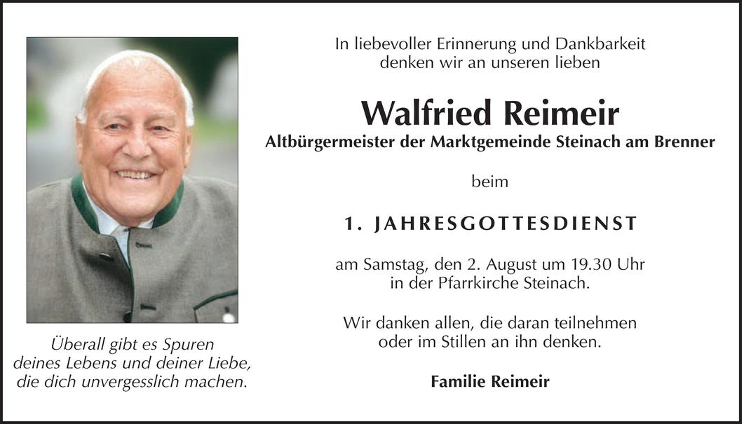 Walfried Reimeir Bild