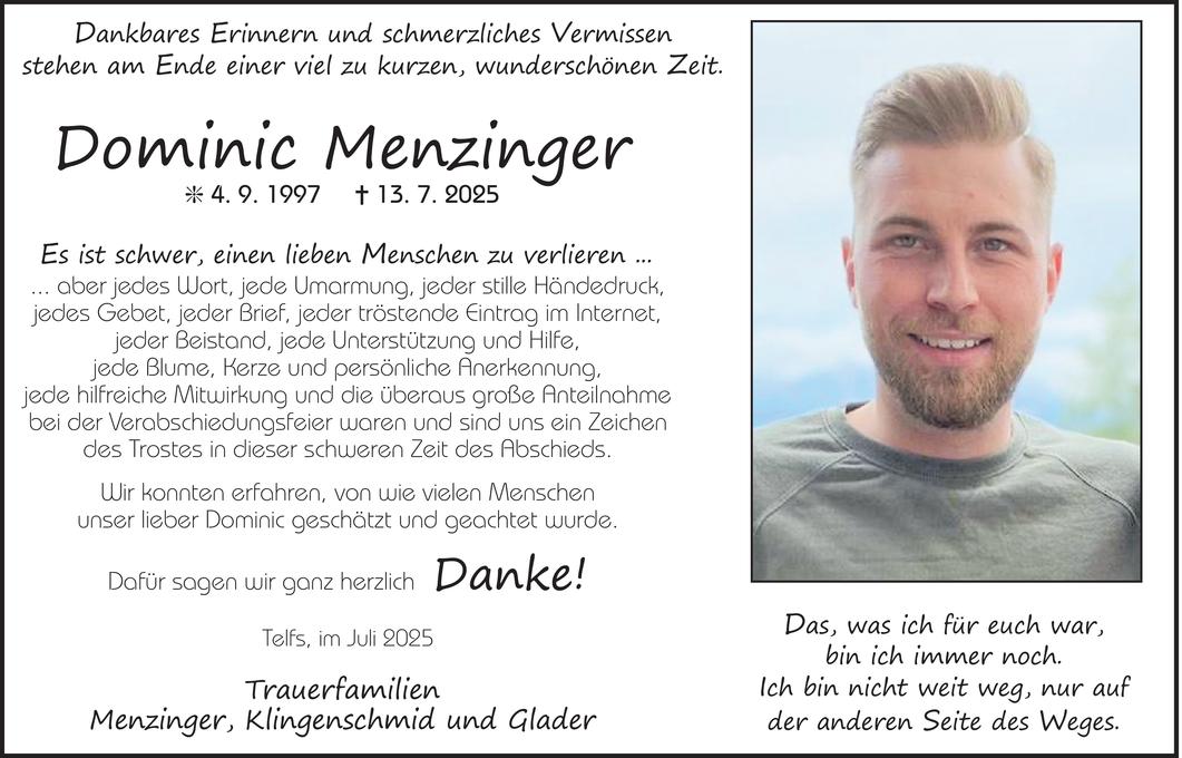 Dominic Menzinger Bild