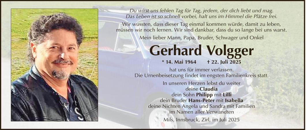 Gerhard Volgger Bild