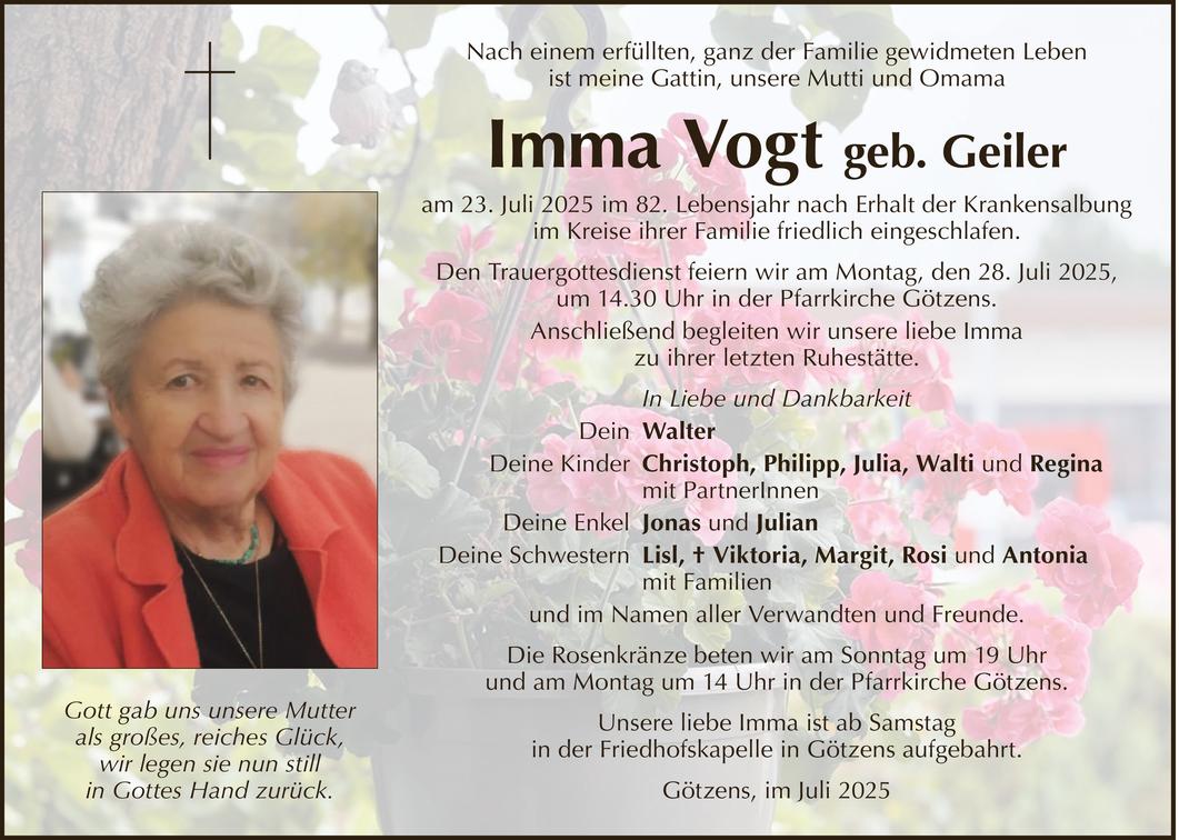 Imma Vogt Bild