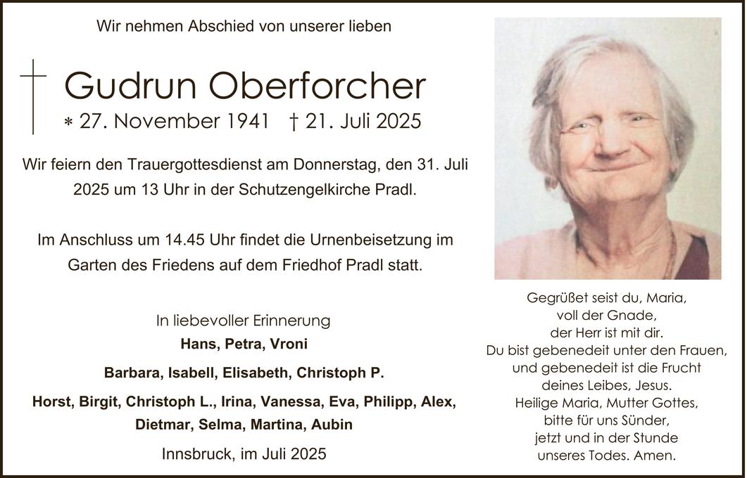 Gudrun Oberforcher Bild