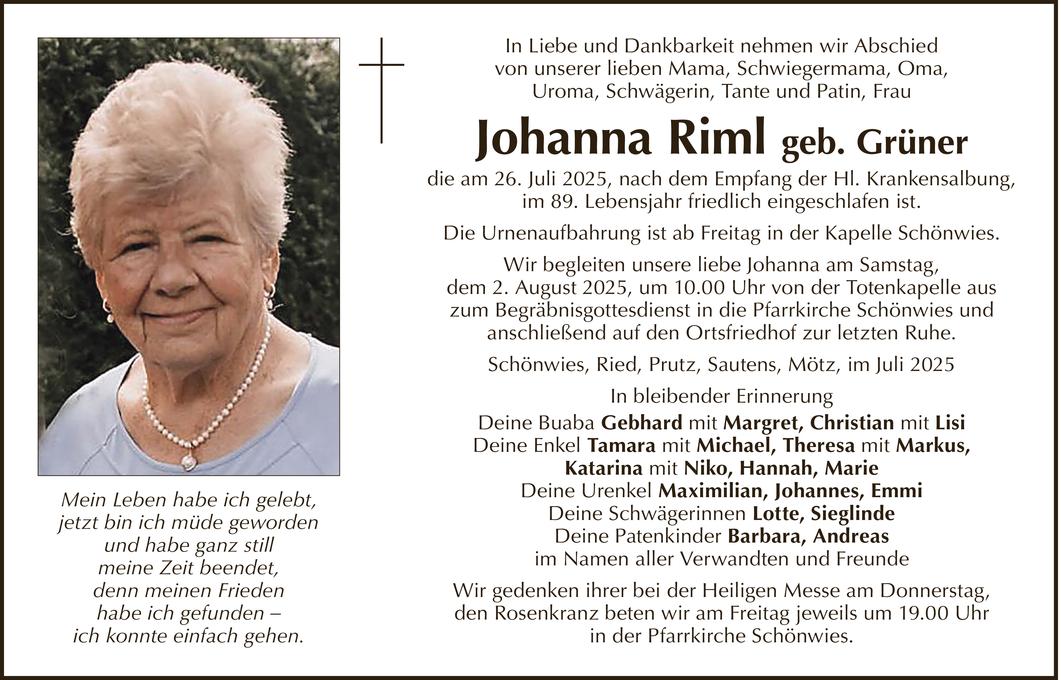 Johanna Riml