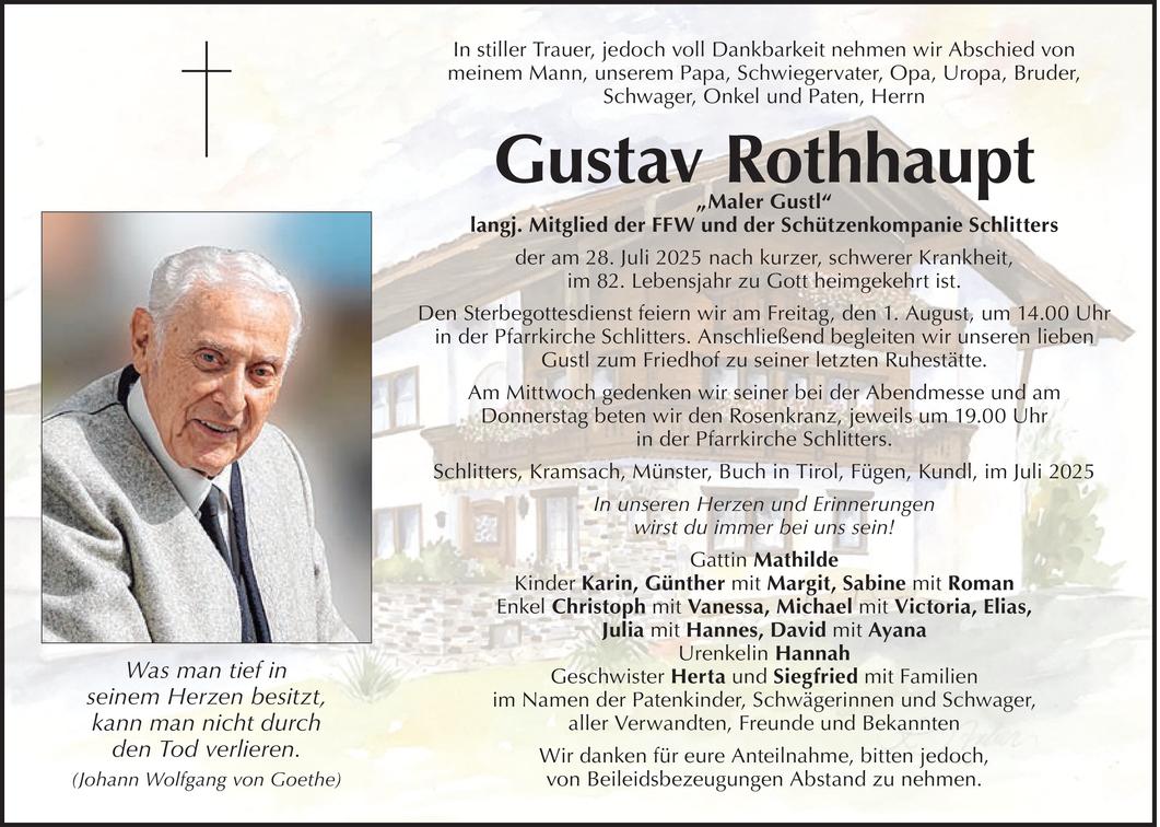 Gustav Rothhaupt Bild