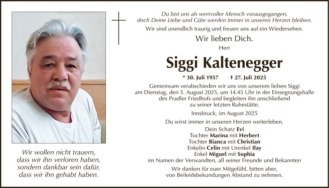 Siggi Kaltenegger
