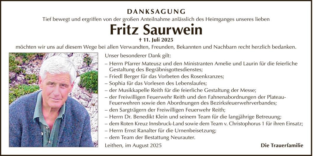 Fritz Saurwein