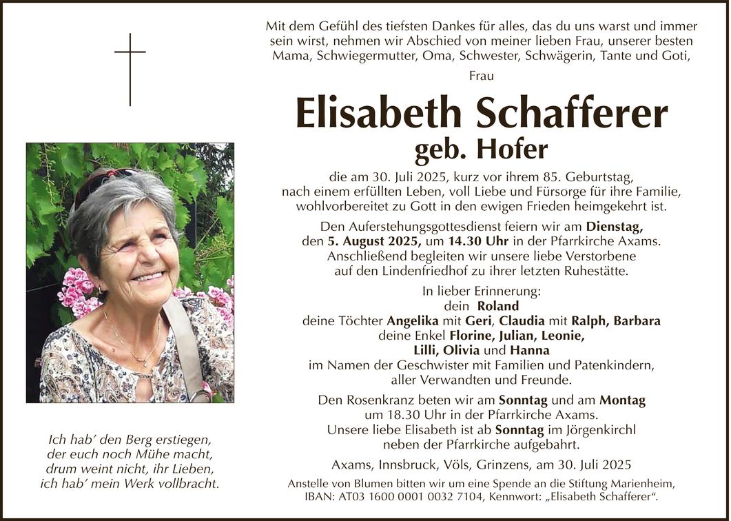 Elisabeth Schafferer