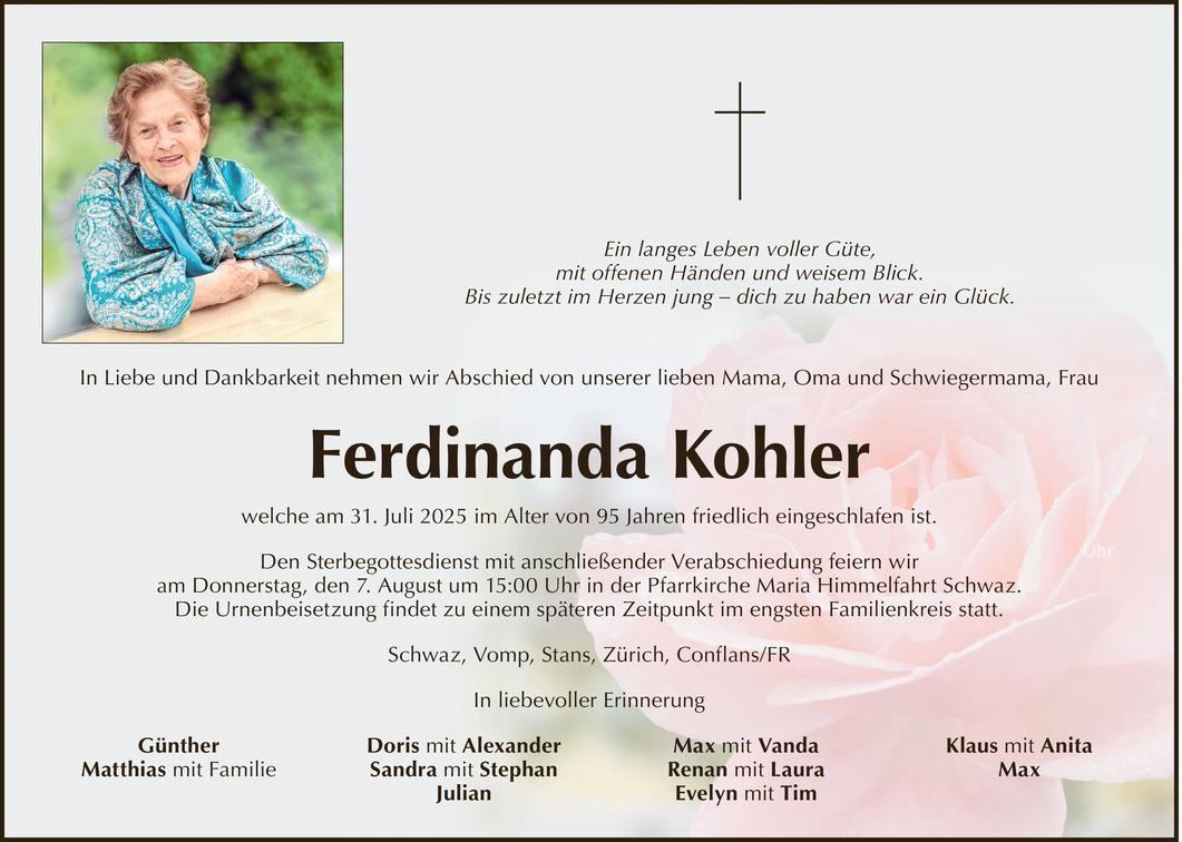Ferdinanda Kohler Bild