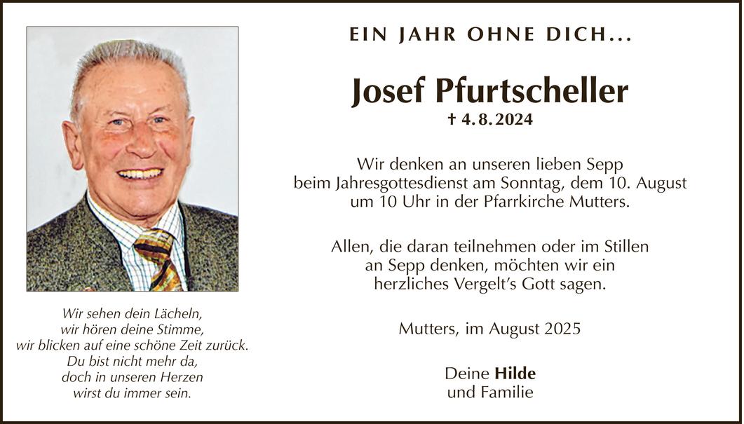 Josef Pfurtscheller Bild