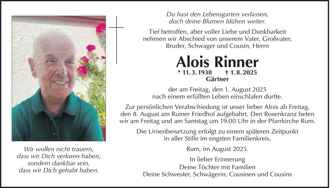 Alois Rinner Bild