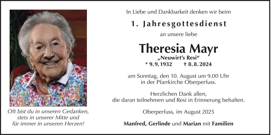 Theresia Mayr