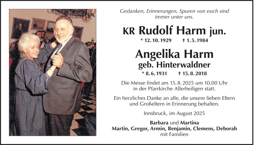 Angelika und Rudolf Harm Bild
