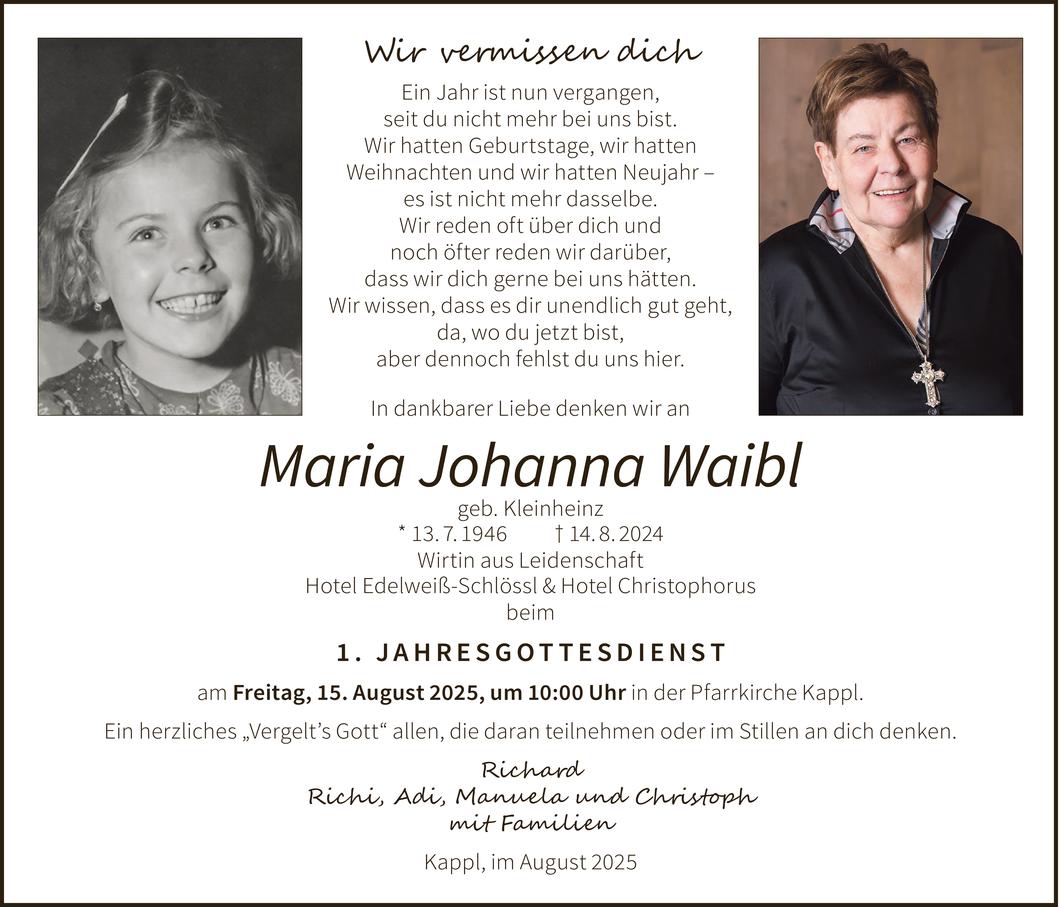Maria Waibl Bild