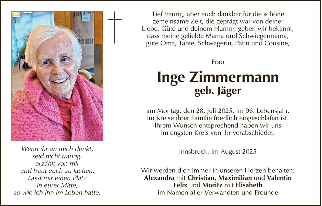 Inge Zimmermann Bild