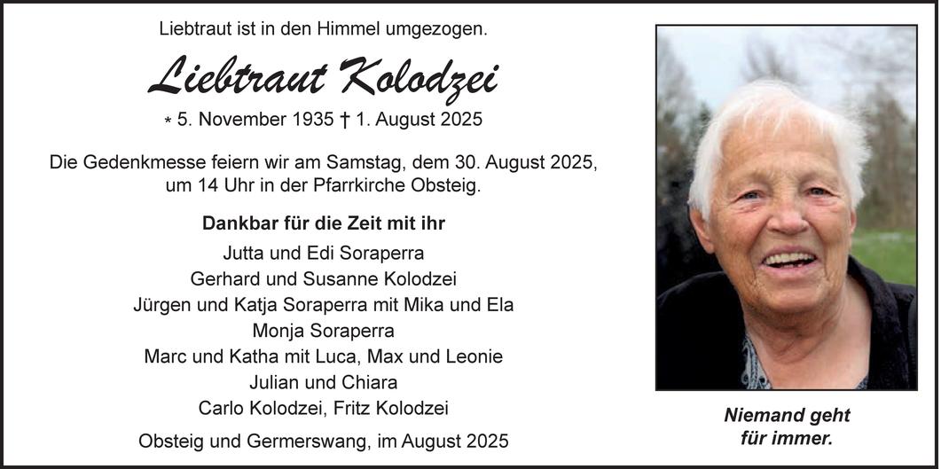 Liebtraut Kolodzei Bild