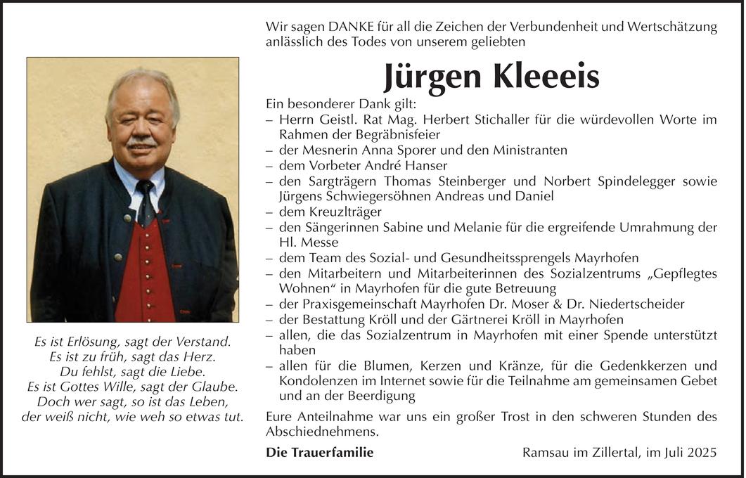 Jürgen Kleeeis Bild