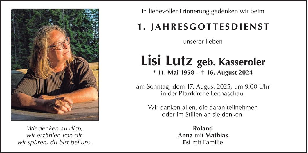 Lisi Lutz Bild